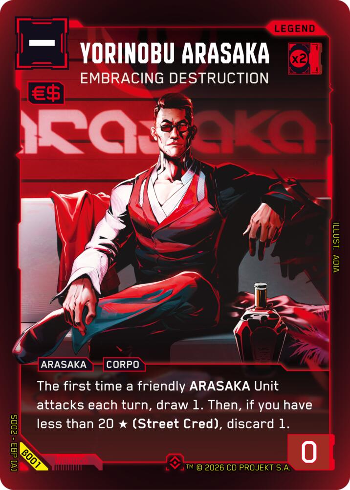 Yorinobu Arasaka - Embracing Destruction card image