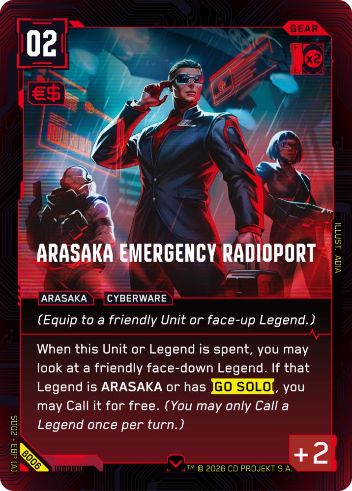 Arasaka Emergency Radioport card image