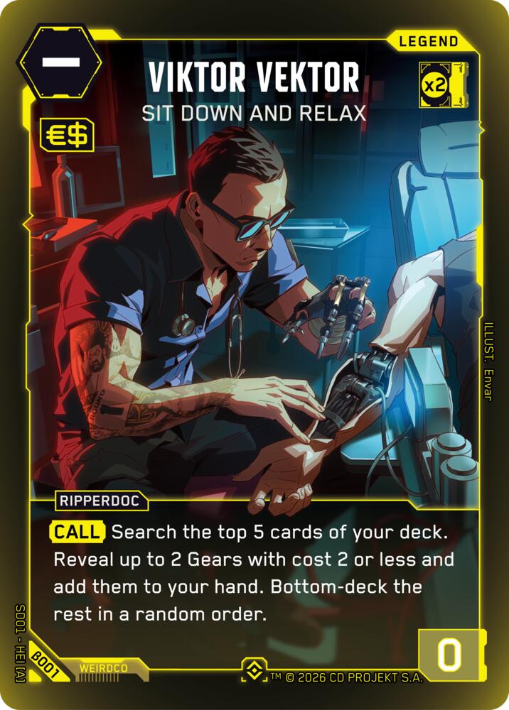 Viktor Vektor - Sit Down and Relax card image