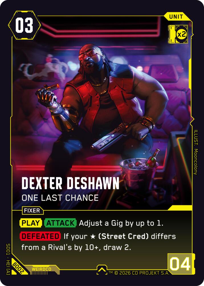 Dexter DeShawn - One Last Chance card image