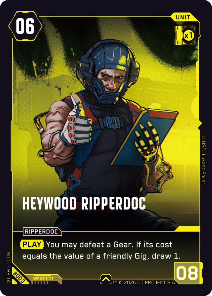 Heywood Ripperdoc card image