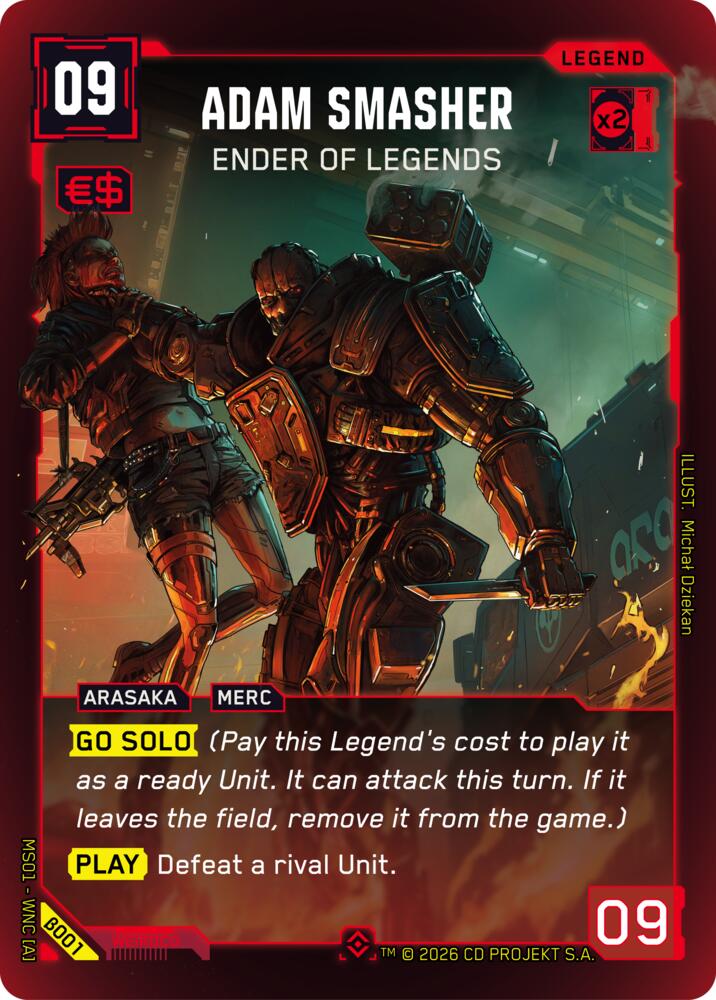 Adam Smasher - Ender of Legends (Epic) card image