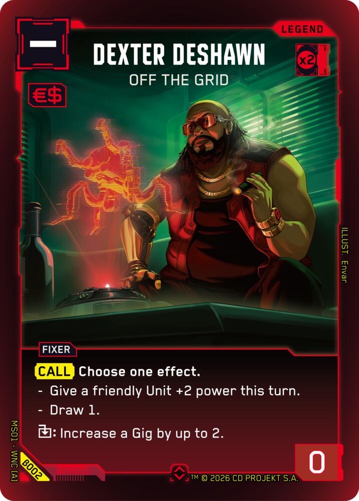 Dexter DeShawn - Off the Grid (Rare) card image