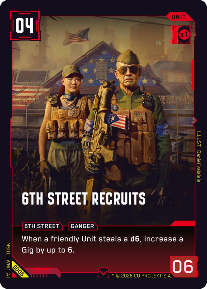 6th Street Recruits card image
