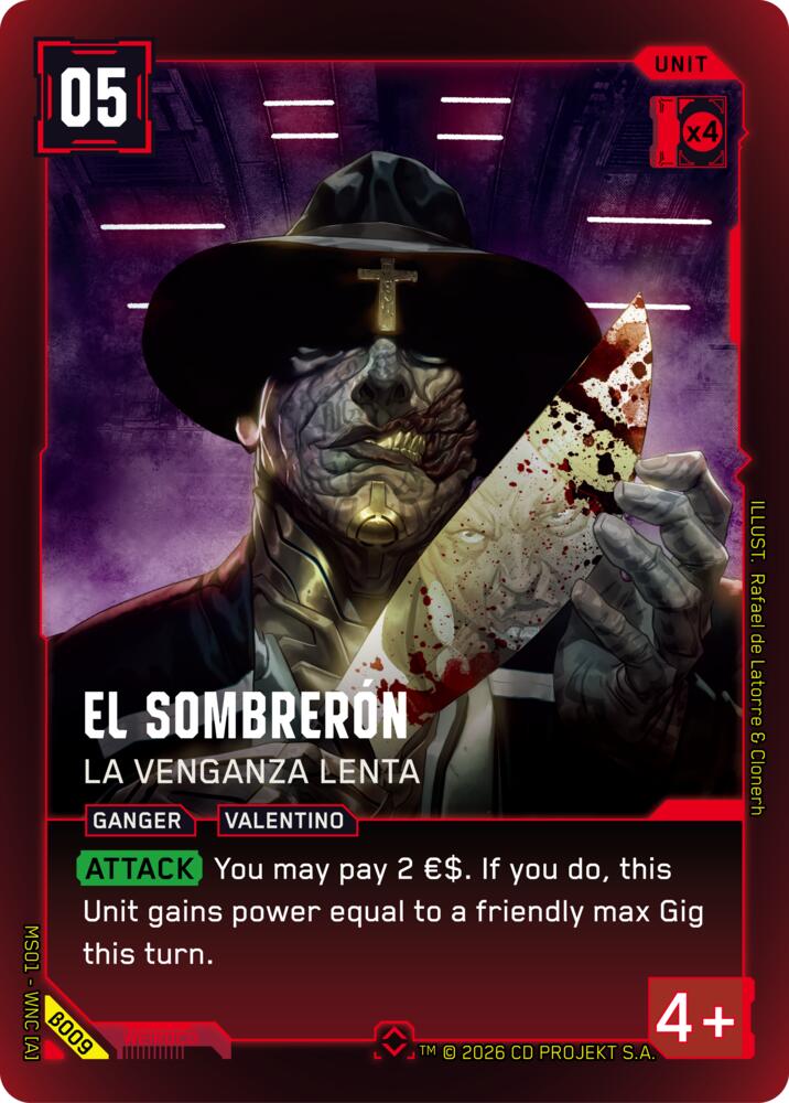 El Sombreron - La Venganza Lenta card image