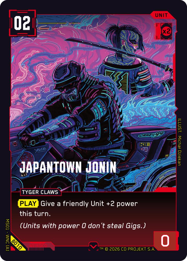 Japantown Jonin card image