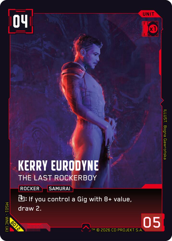 Kerry Eurodyne - The Last Rockerboy card image