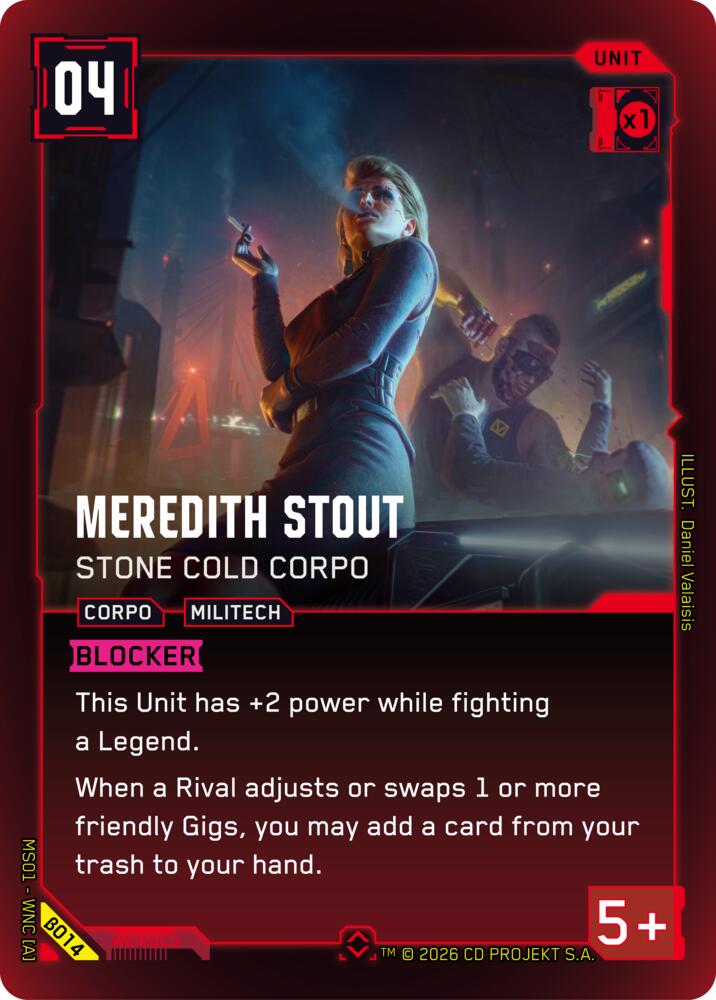 Meredith Stout - Stone Cold Corpo card image