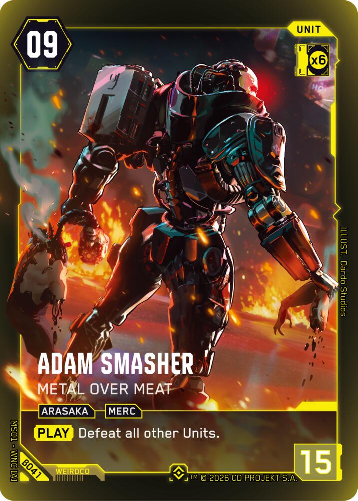 Adam Smasher - Metal Over Meat (Epic) card image
