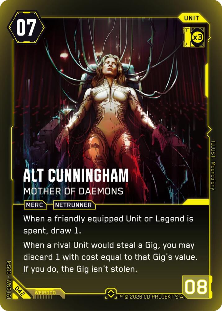 Alt Cunningham - Mother of Daemons (Rare) card image