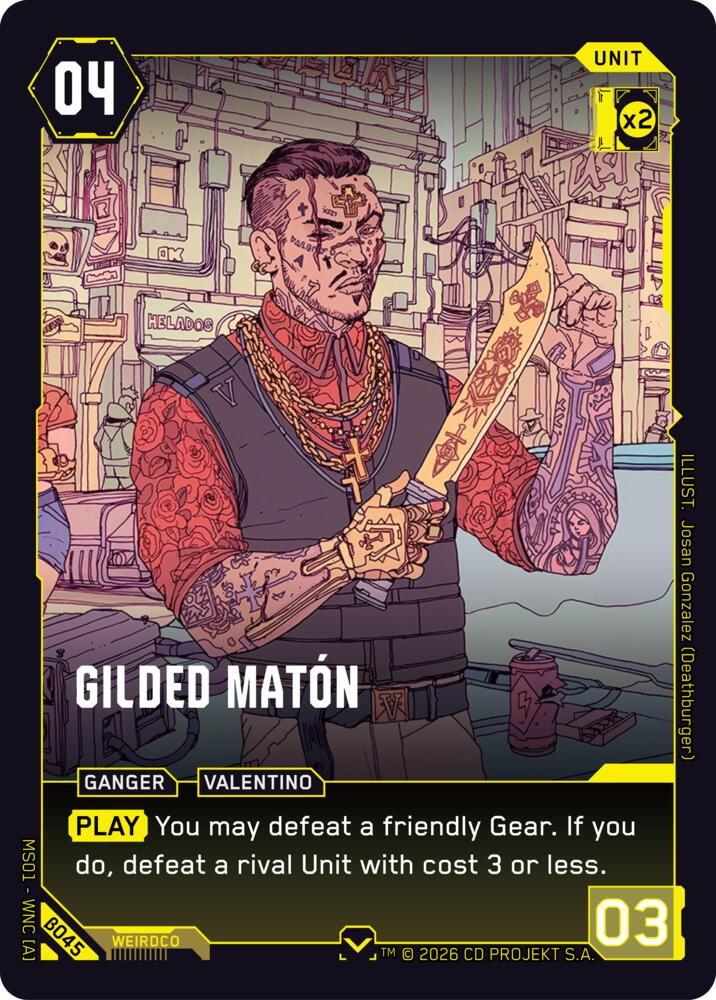 Gilded Maton card image