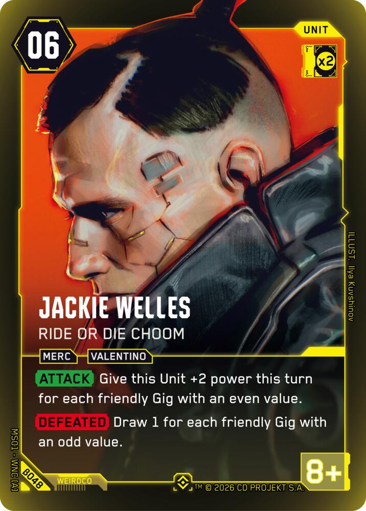 Jackie Welles - Ride or Die Choom card image