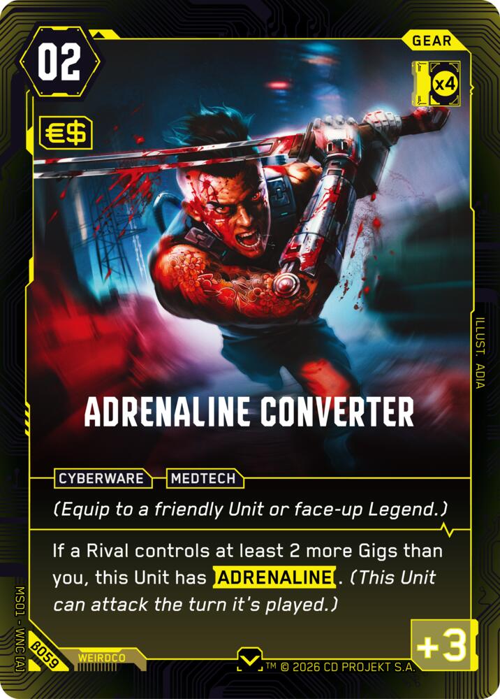 Adrenaline Converter card image