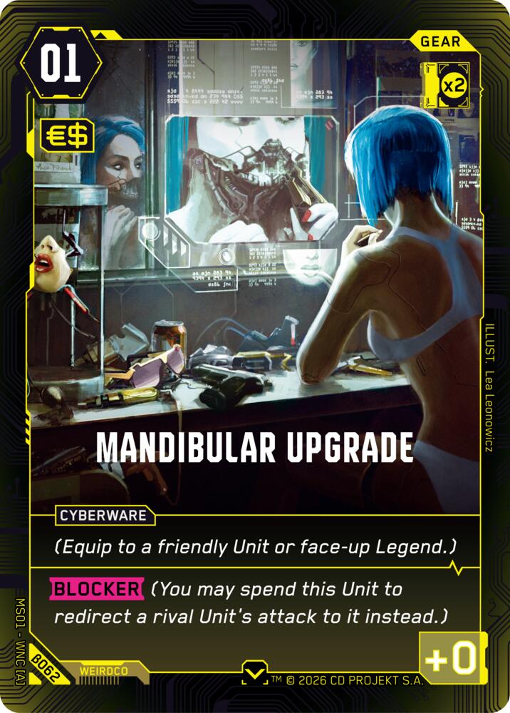 Mandibular Upgrade card image