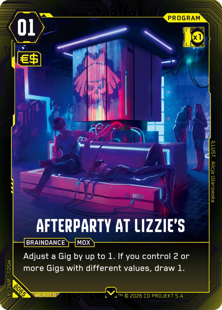 Afterparty at Lizzie's card image