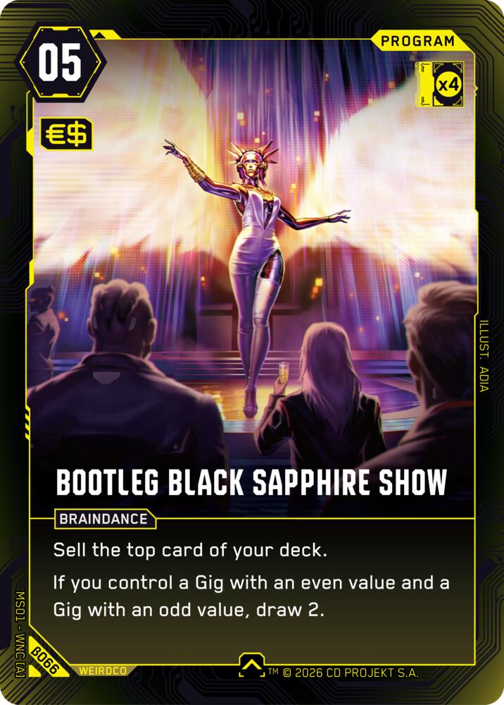 Bootleg Black Sapphire Show card image