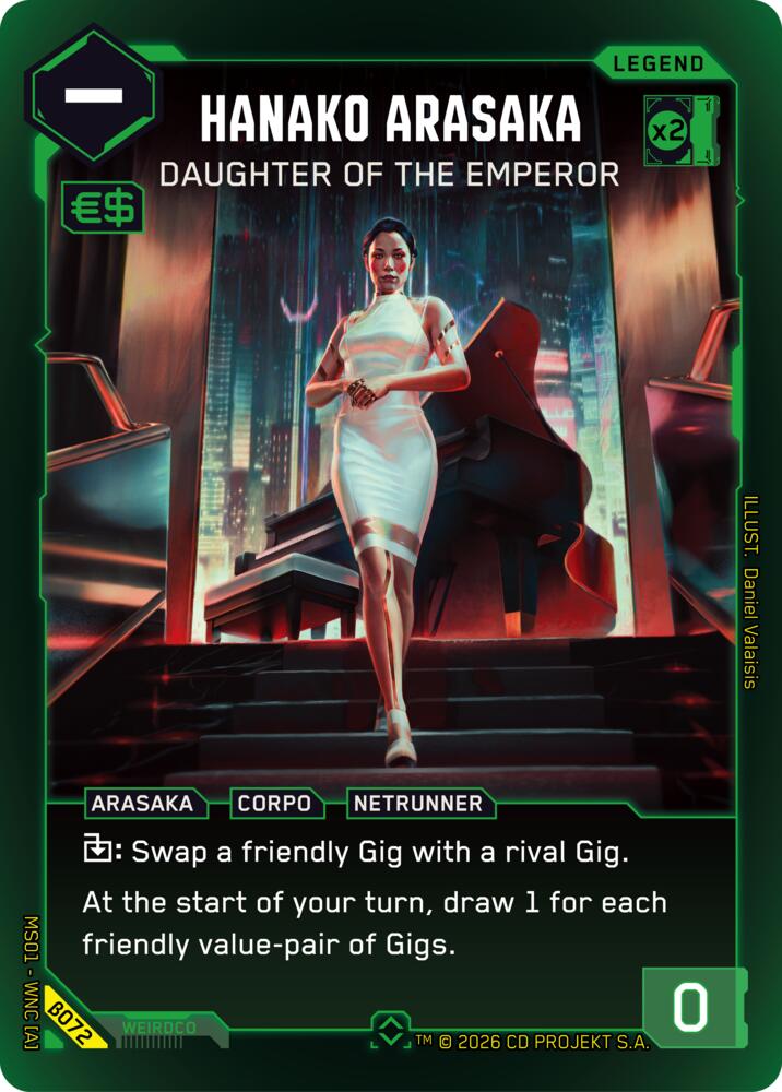 Hanako Arasaka - Daughter of the Emperor (Rare) card image