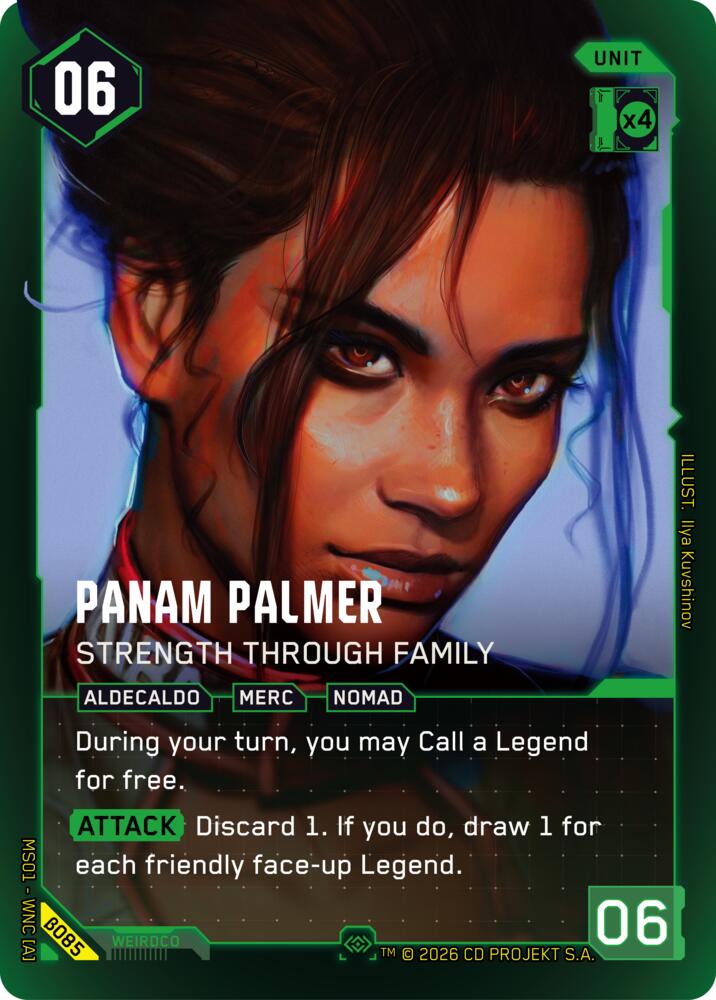 Panam Palmer - Strength Through Family (Secret) card image