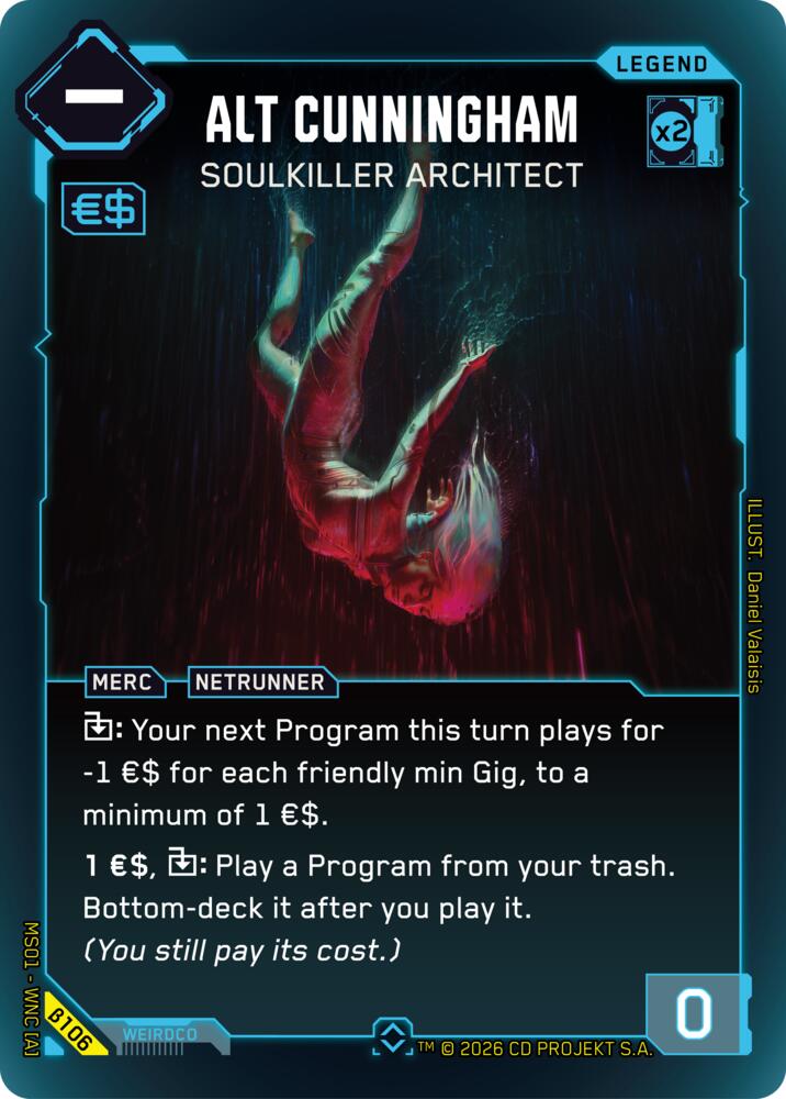 Alt Cunningham - Soulkiller Architect (Rare) card image