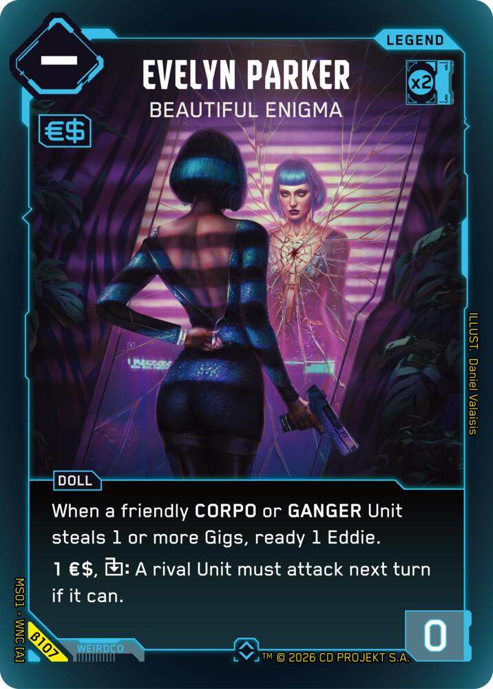 Evelyn Parker - Beautiful Enigma (Rare) card image