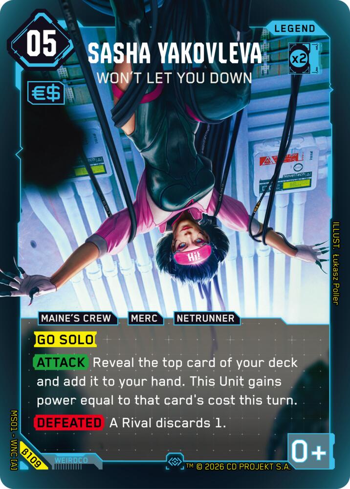 Sasha Yakovleva - Won't Let You Down (Secret) card image