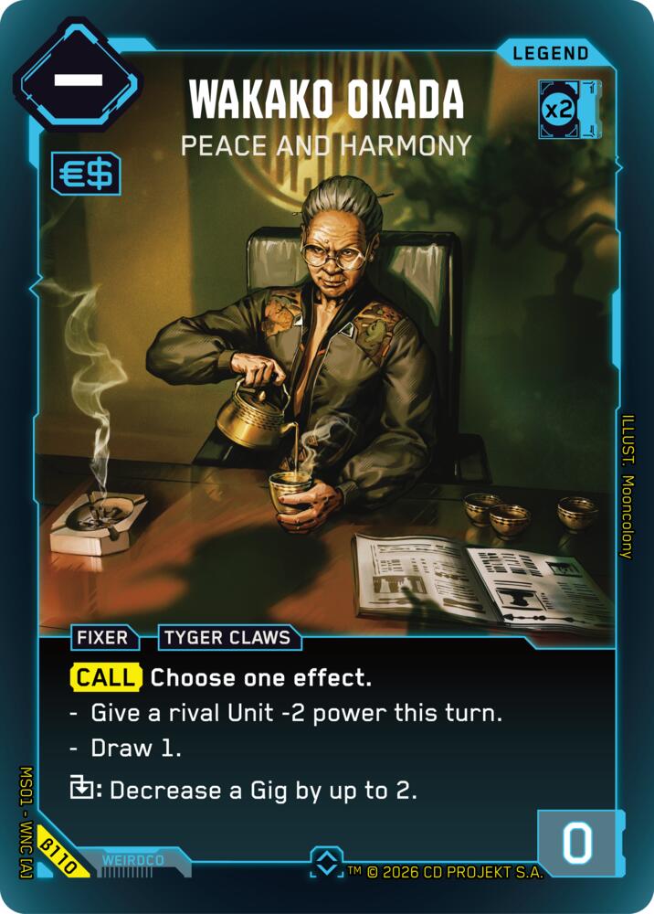 Wakako Okada - Peace and Harmony (Rare) card image