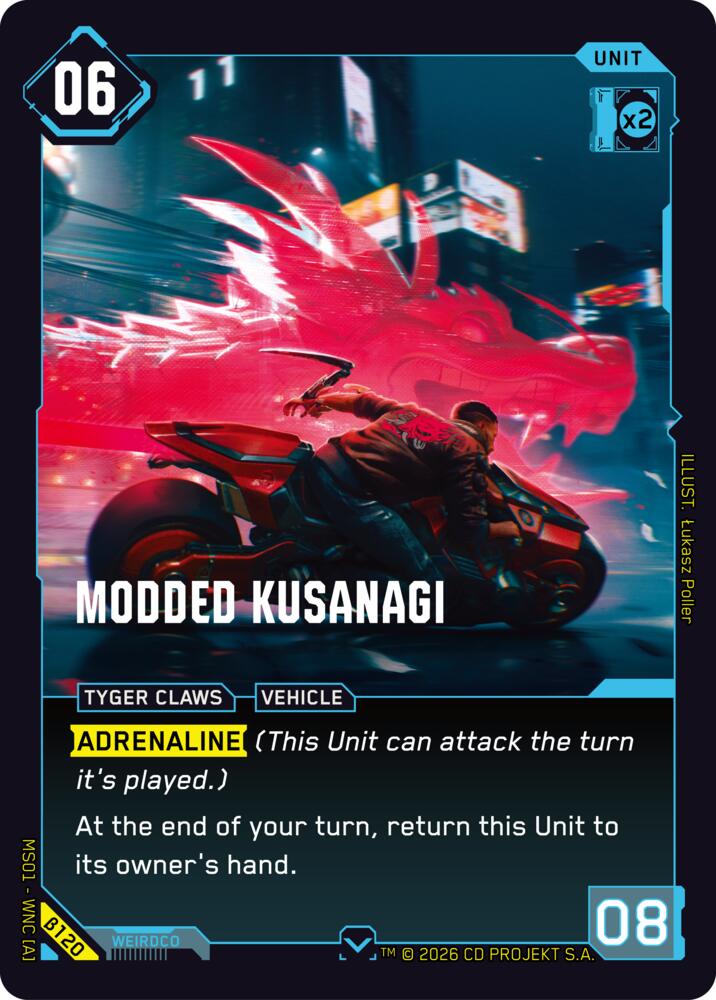 Modded Kusanagi card image