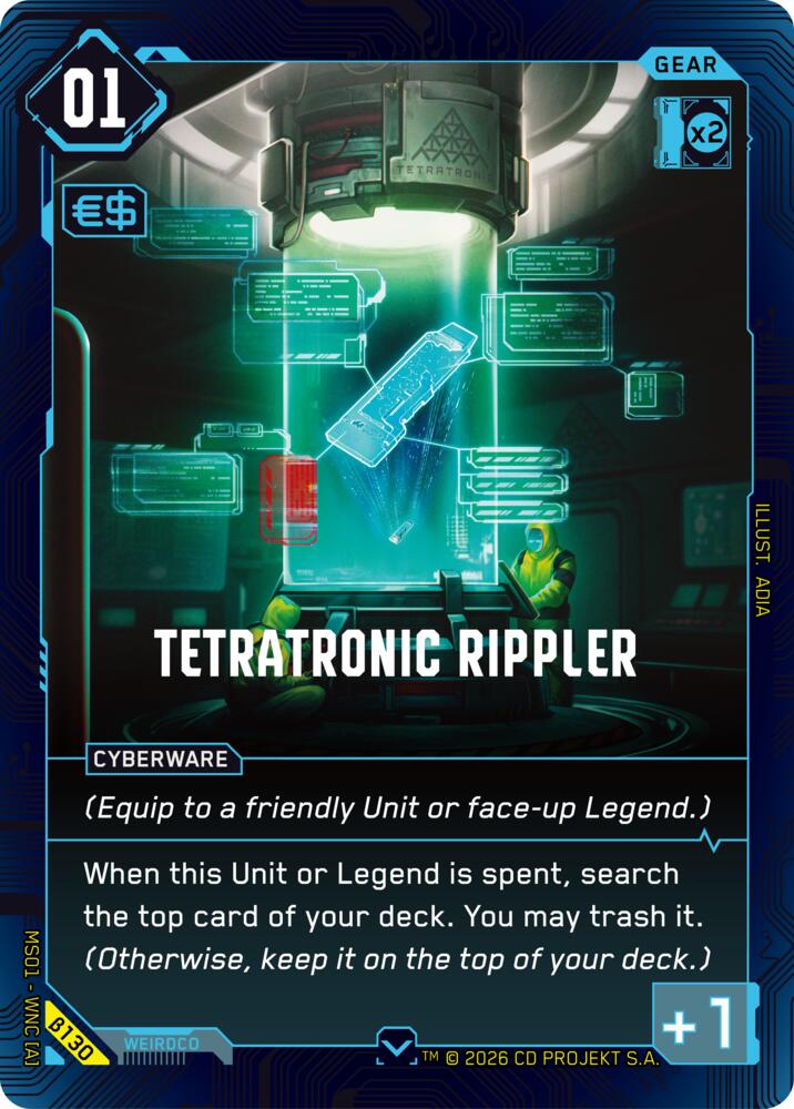 Tetratronic Rippler card image