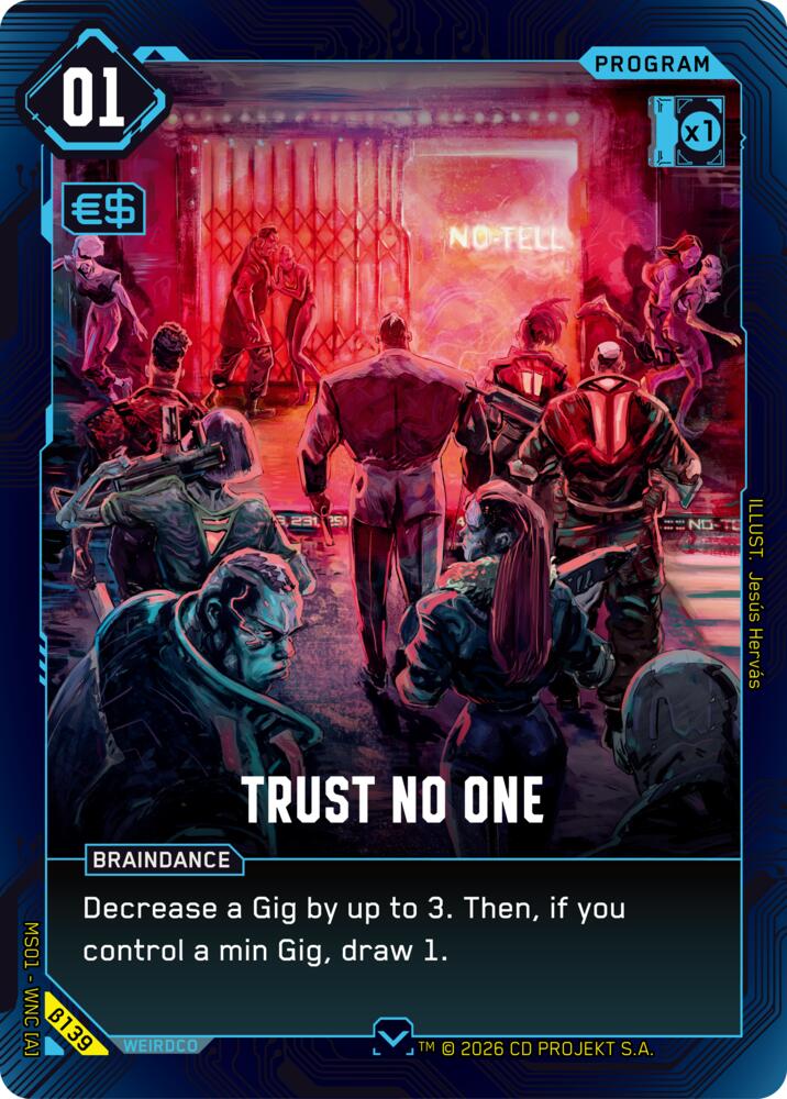 Trust No One card image