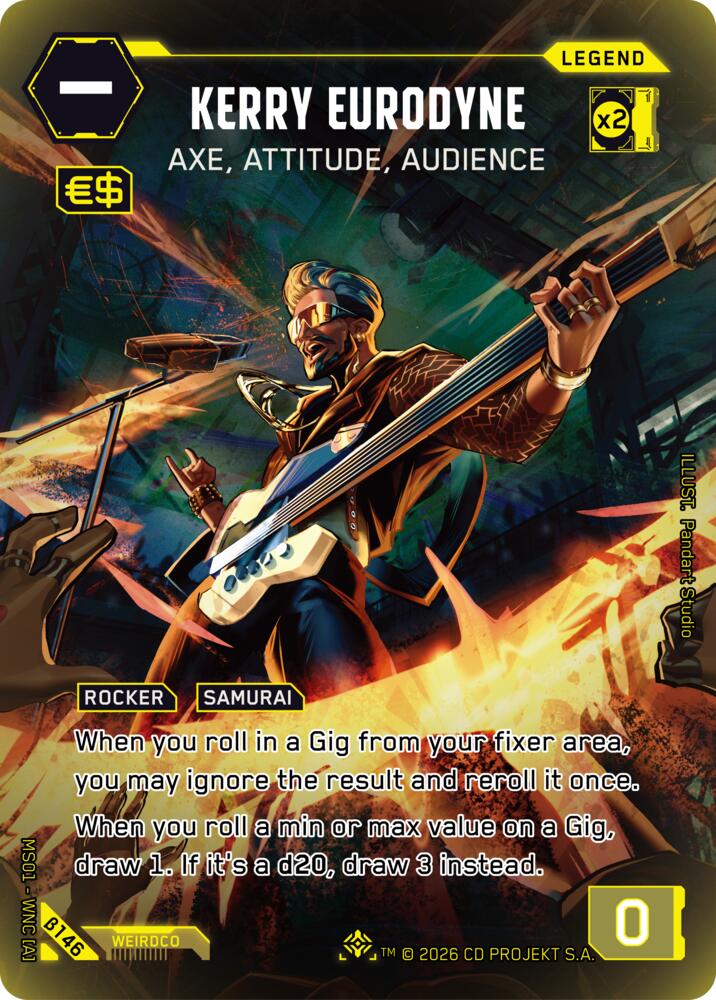 Kerry Eurodyne - Axe, Attitude, Audience (ILegend) card image