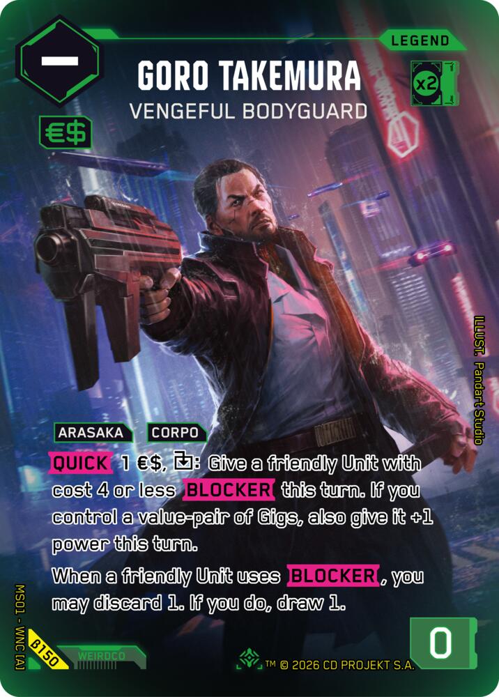 Goro Takemura - Vengeful Bodyguard (ILegend) card image