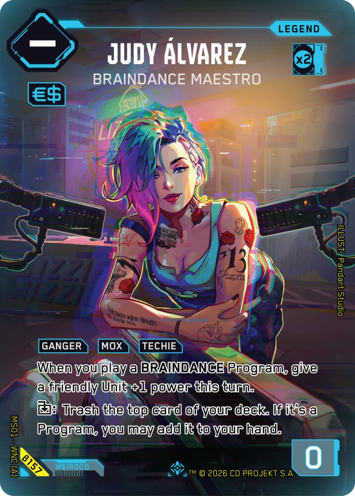 Judy Alvarez - Braindance Maestro (ILegend) card image