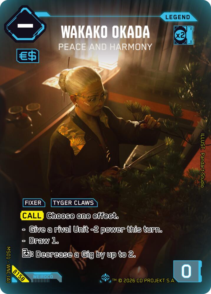 Wakako Okada - Peace and Harmony (ILegend) card image