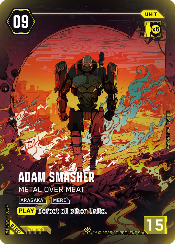 Adam Smasher - Metal Over Meat (IO) card image