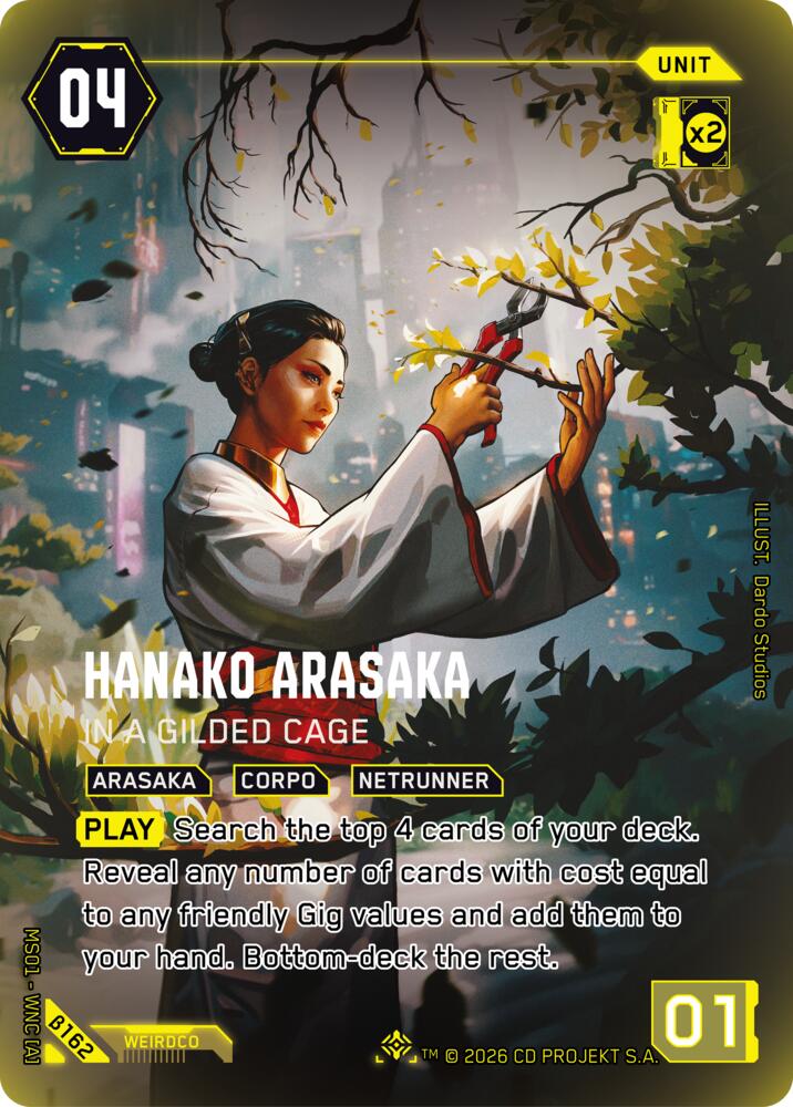 Hanako Arasaka - In a Gilded Cage (IO) card image
