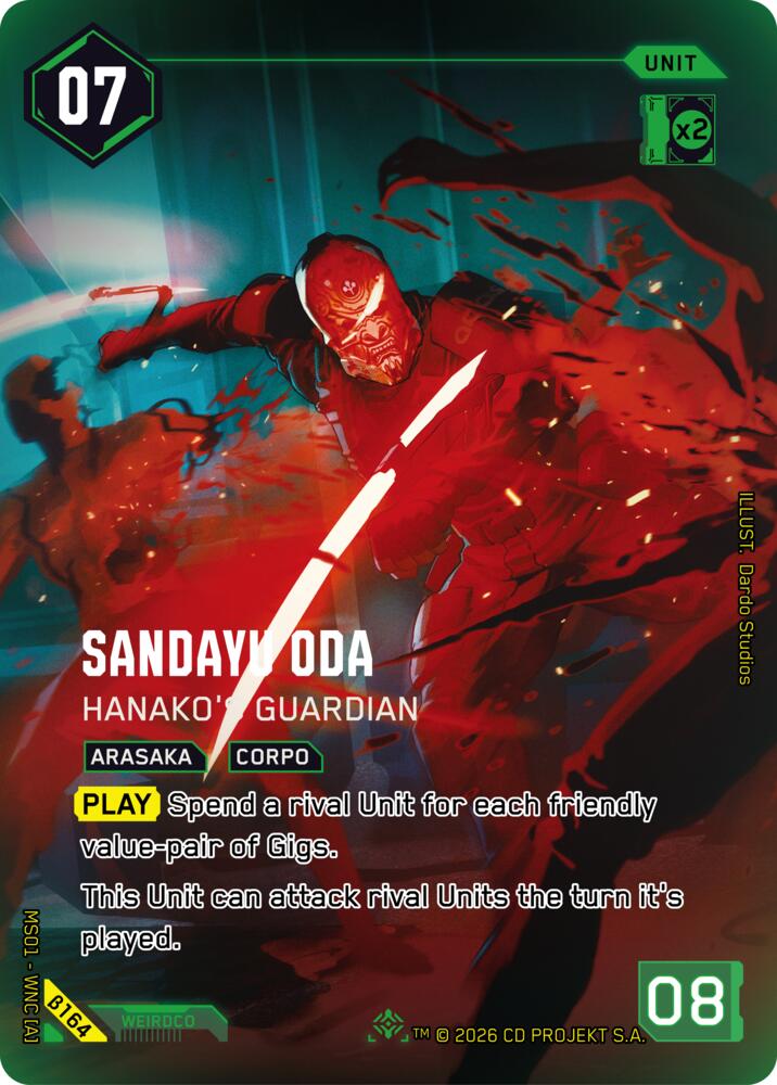 Sandayu Oda - Hanako's Guardian (IO) card image