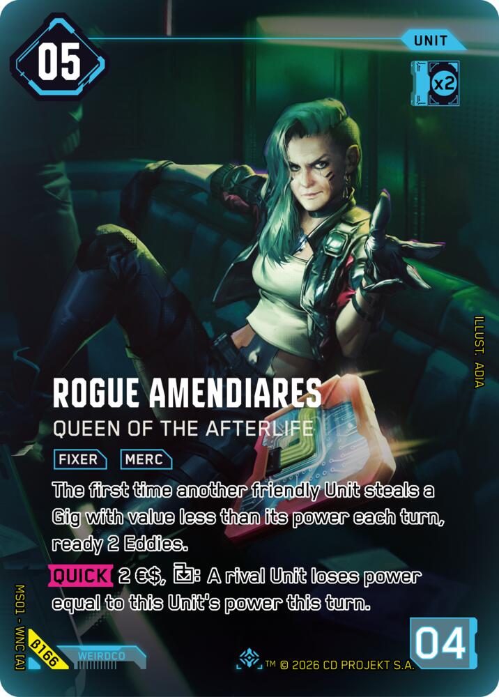 Rogue Amendiares - Queen of the Afterlife (IO) card image