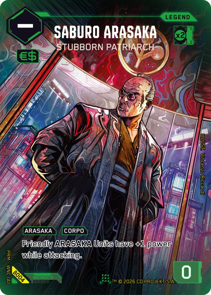 Saburo Arasaka - Stubborn Patriarch card image