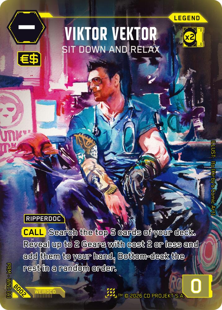 Viktor Vektor - Sit Down and Relax card image