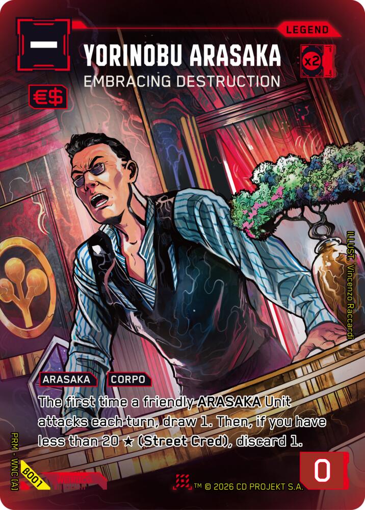Yorinobu Arasaka - Embracing Destruction card image