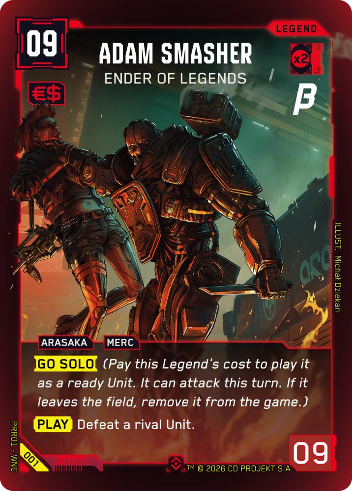 Adam Smasher - Ender of Legends card image