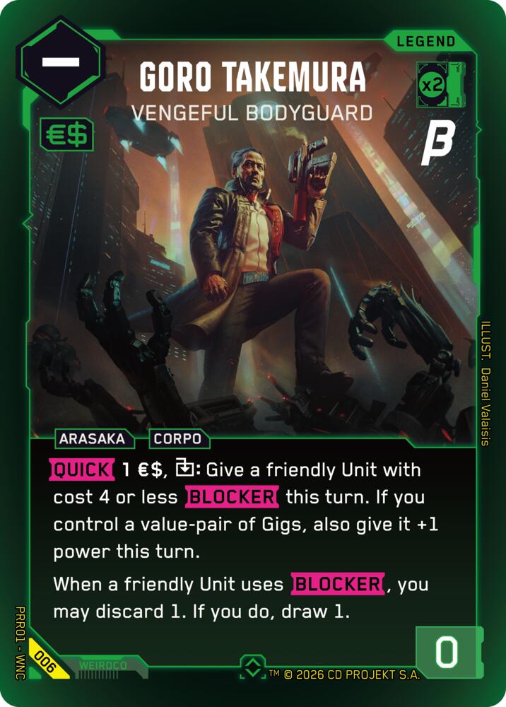 Goro Takemura - Vengeful Bodyguard card image