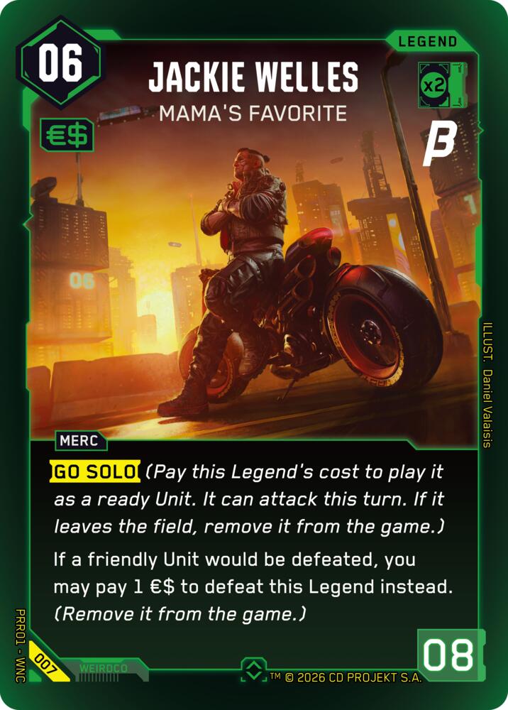 Jackie Welles - Mama's Favorite card image