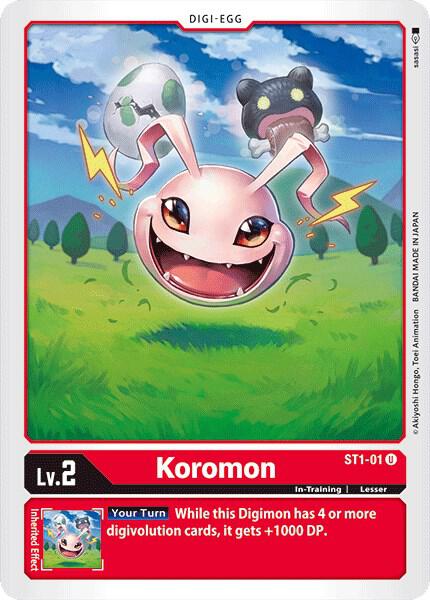 Koromon card image