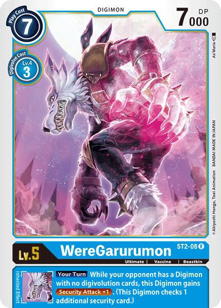 WereGarurumon card image