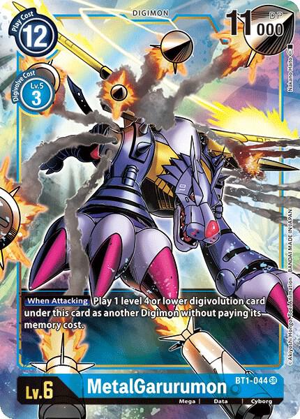 MetalGarurumon - BT1-044 (Alternate Art) card image