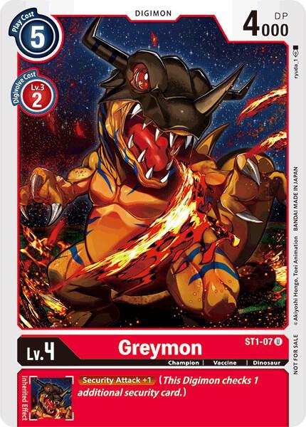 Greymon - ST1-07 (Tamer Party Promo) card image