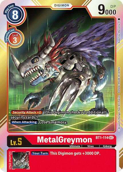 MetalGreymon (Secret Rare) card image