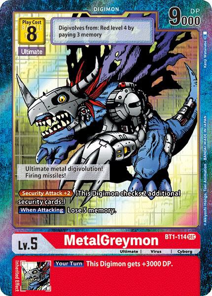 MetalGreymon (Secret Rare) (Alternate Art) card image