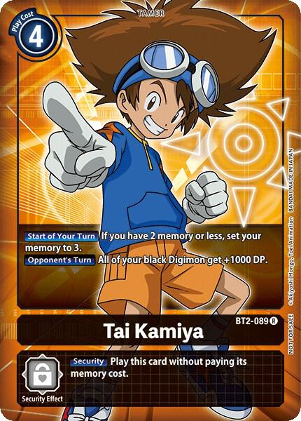 Tai Kamiya - BT2-089 (Box Topper) card image